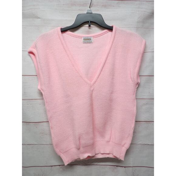 Vintage Sweater Lot of 5 1970s 1980s Ladies Medium Large Tops Pullover - Picture 4 of 13